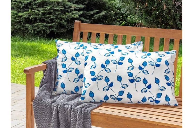 Fasano Ulkotyyny 42x60 cm - Valkoinen/Sininen - Kodintekstiilit & matot - Tyyny & torkkupeitto - Ulkotyyny