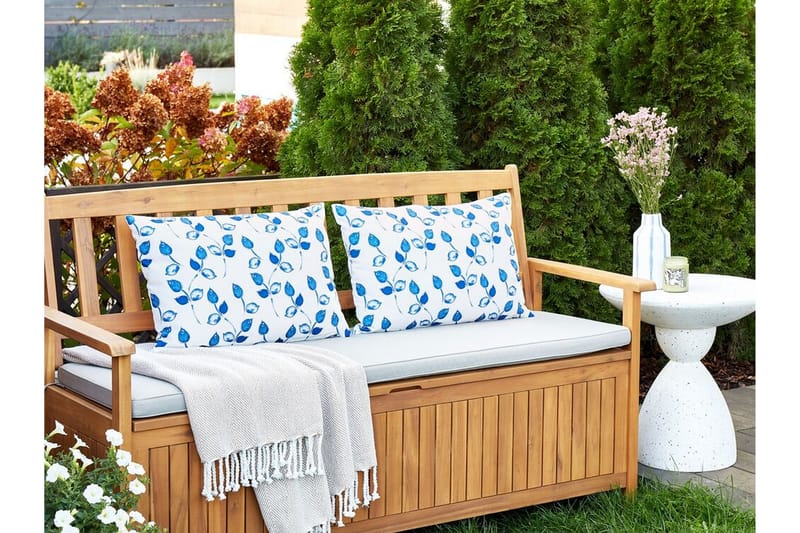 Fasano Ulkotyyny 42x60 cm - Valkoinen/Sininen - Kodintekstiilit & matot - Tyyny & torkkupeitto - Ulkotyyny