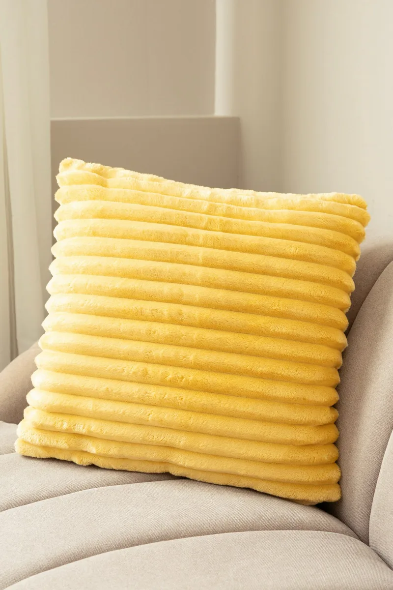 Koristetyyny Stripe 50x50 cm, Keltainen