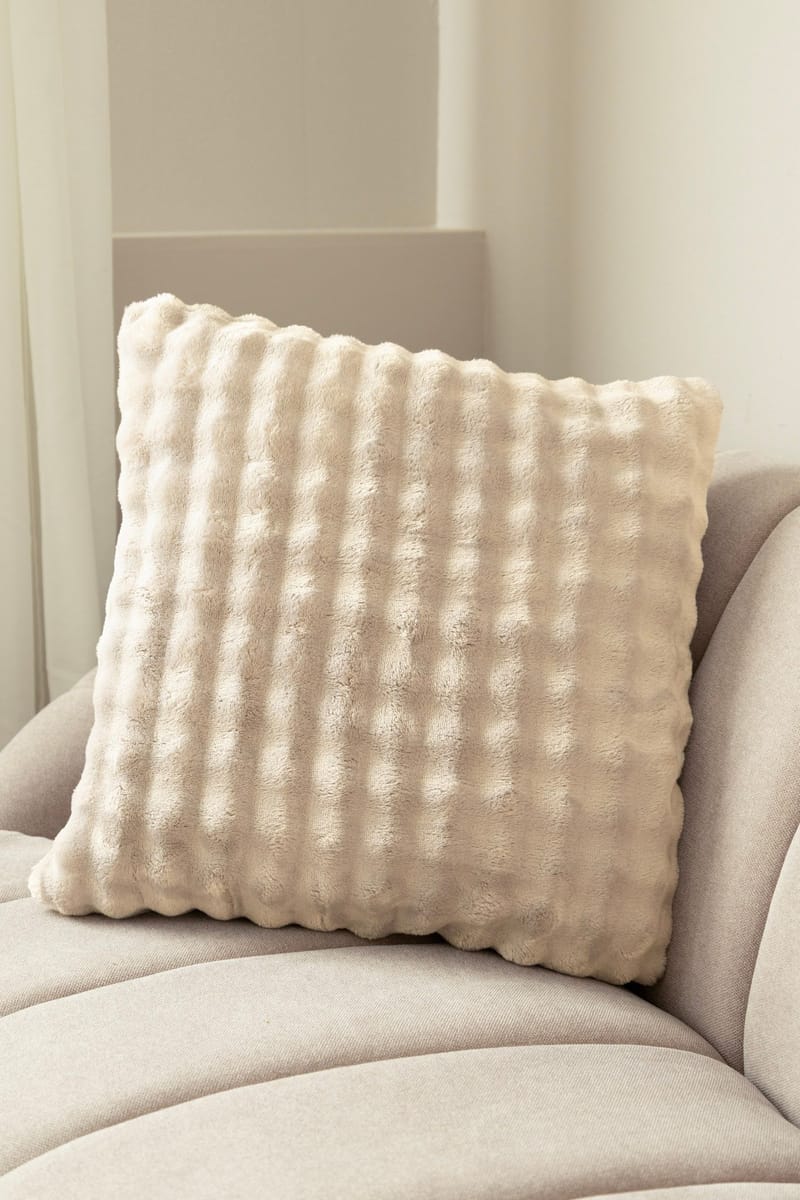 Koristetyyny Pom Pom 50x50 cm - Hopea - Kodintekstiilit & matot - Tyyny & torkkupeitto - Koristetyynyt