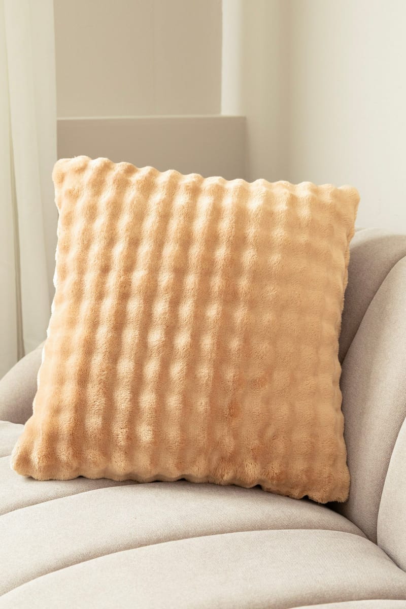 Koristetyyny Pom Pom 50x50 cm, Karamelli
