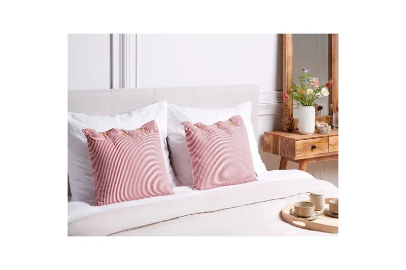 Koristetyynyt Aalita setti 2 kpl Neliö - Neliö - Kodintekstiilit & matot - Tyyny & torkkupeitto - Koristetyynyt