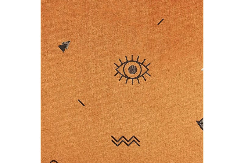 Koristetyynyt Aeonium sarja 2 kpl Oranssi/musta - Oranssi/musta - Kodintekstiilit & matot - Tyyny & torkkupeitto - Koristetyynyt