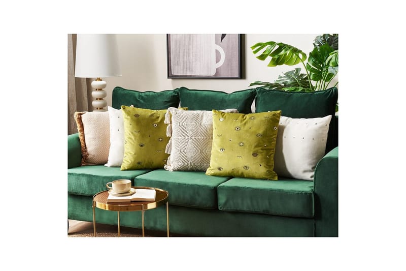 Koristetyynyt Aeonium sarja 2 kpl Vihreä/Musta - Vihreä/Musta - Kodintekstiilit & matot - Tyyny & torkkupeitto - Koristetyynyt