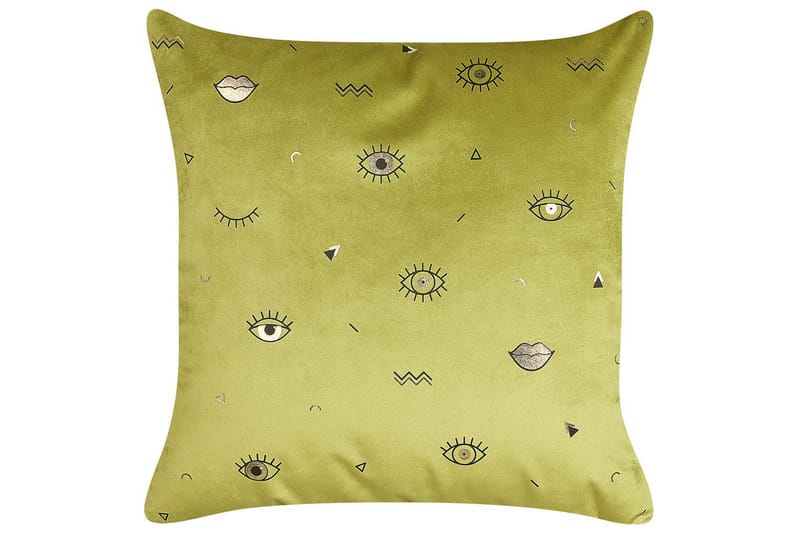 Koristetyynyt Aeonium sarja 2 kpl Vihreä/Musta - Vihreä/Musta - Kodintekstiilit & matot - Tyyny & torkkupeitto - Koristetyynyt