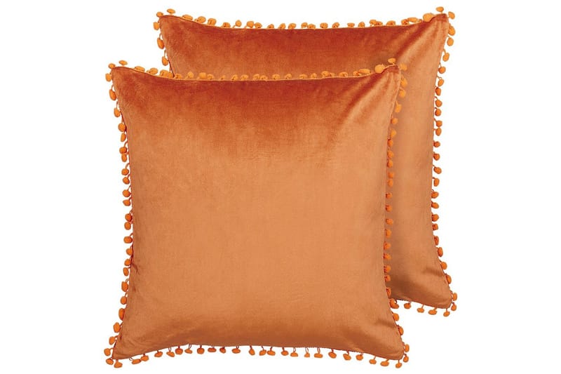 Koristetyynyt Aerangis sarja 2 kpl Oranssi, Oranssi