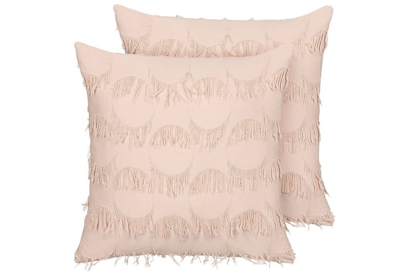 Koristetyynyt Agastache sarja 2 kpl Vaaleanpunainen - Vaaleanpunainen - Kodintekstiilit & matot - Tyyny & torkkupeitto - Koristetyynyt