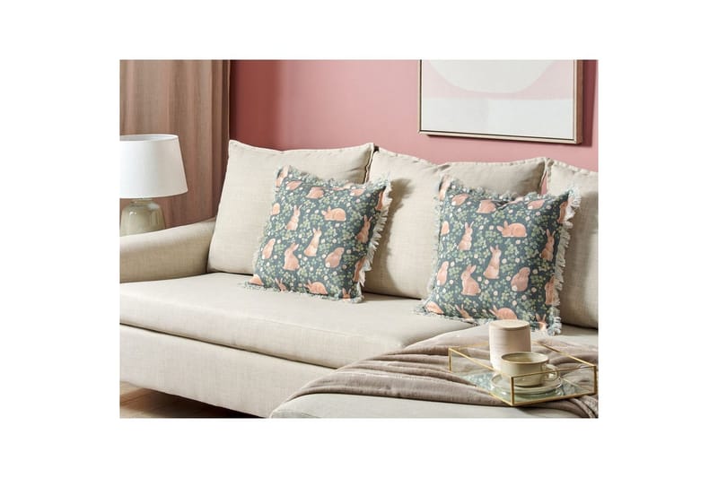 Koristetyynyt Alstroemeria sarja 2 - Kodintekstiilit & matot - Tyyny & torkkupeitto - Ulkotyyny