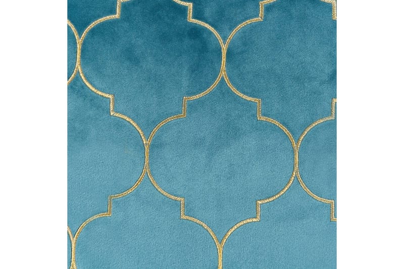 Koristetyynyt Alyssum sarja 2 Sininen/kulta, Sametti - Sininen/kulta, Sametti - Kodintekstiilit & matot - Tyyny & torkkupeitto - Ulkotyyny