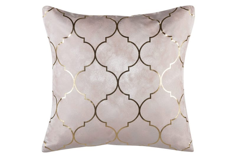 Koristetyynyt Alyssum sarja 2 Vaaleanpunainen/kulta, Polyesteri - Vaaleanpunainen/kulta, Polyesteri - Kodintekstiilit & matot - Tyyny & torkkupeitto - Ulkotyyny