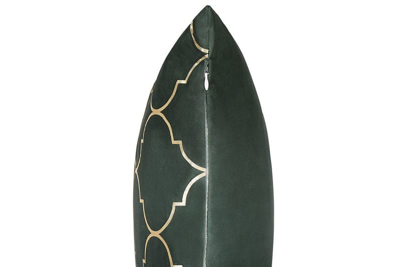 Koristetyynyt Alyssum sarja 2 Vihreä/Kulta, Sametti - Vihreä/Kulta, Sametti - Kodintekstiilit & matot - Tyyny & torkkupeitto - Ulkotyyny