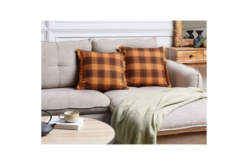 Koristetyynyt Barja sarja, 2 kpl Neliö - Neliö - Kodintekstiilit & matot - Tyyny & torkkupeitto - Koristetyynyt