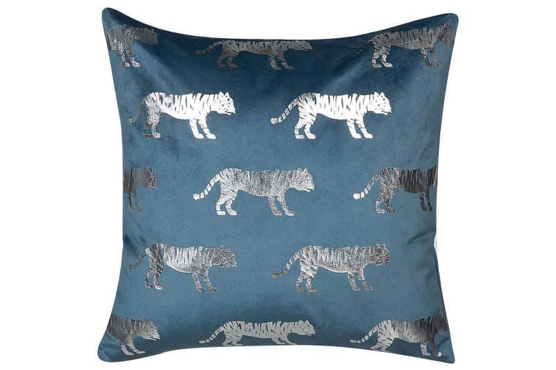 Koristetyynyt Bluebell sarja 2 kpl Sininen/Hopea - Sininen/Hopea - Kodintekstiilit & matot - Tyyny & torkkupeitto - Ulkotyyny