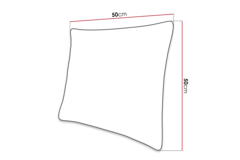 Buckfast Koristetyyny 50x50 cm - Keltainen - Kodintekstiilit & matot - Tyyny & torkkupeitto - Koristetyynyt