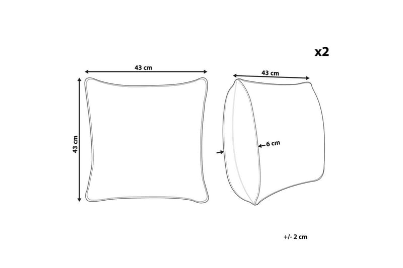 Koristetyynyt Campanula sarja, 2 kpl - Kodintekstiilit & matot - Tyyny & torkkupeitto - Ulkotyyny
