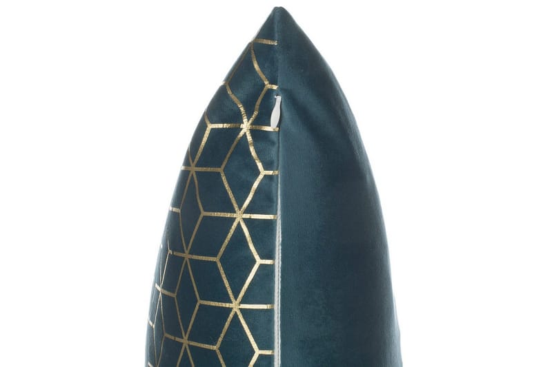 Koristetyynyt Celosia, 2 kpl Sininen/kulta - Sininen/kulta - Kodintekstiilit & matot - Tyyny & torkkupeitto - Ulkotyyny