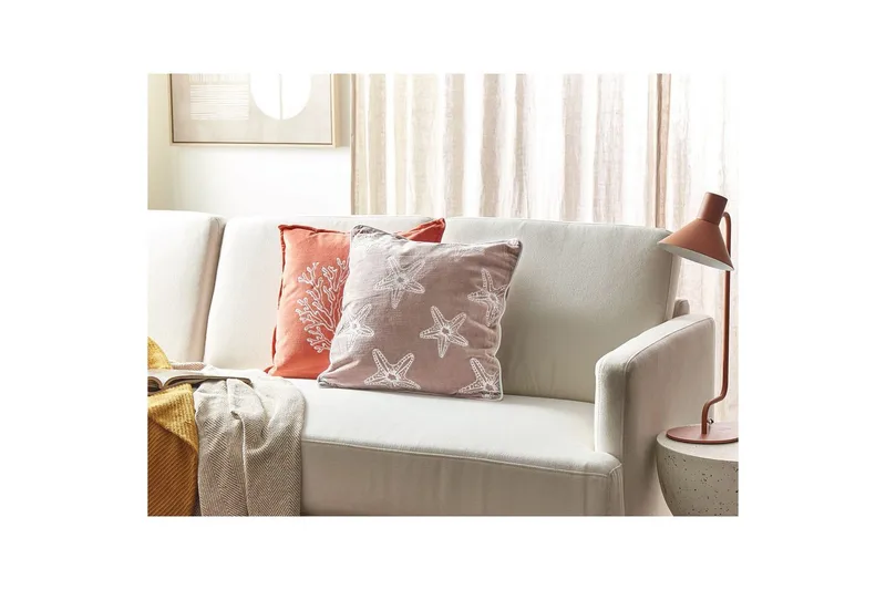 Koristetyynyt Ceramium Vaaleanpunainen/Valkoinen - Vaaleanpunainen/Valkoinen - Kodintekstiilit & matot - Tyyny & torkkupeitto - Koristetyynyt