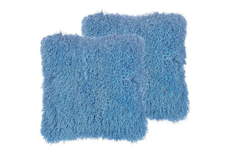 Koristetyynyt Cide setti 2 Sininen - Sininen - Kodintekstiilit & matot - Tyyny & torkkupeitto - Ulkotyyny