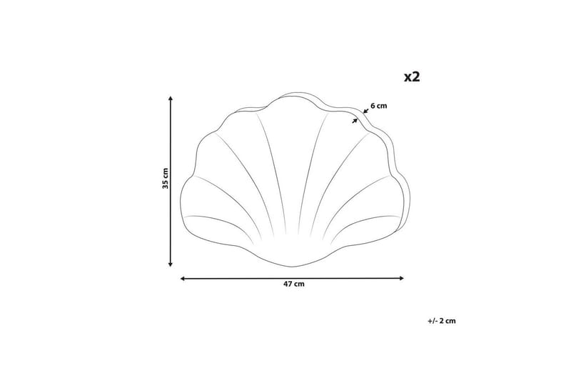 Koristetyynyt Consolida 2 kpl setti Beige - Beige - Kodintekstiilit & matot - Tyyny & torkkupeitto - Ulkotyyny
