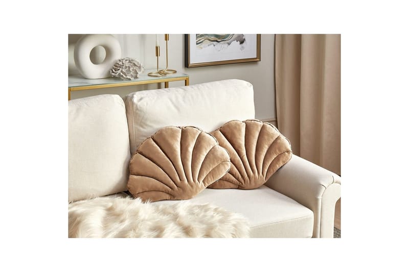 Koristetyynyt Consolida 2 kpl setti Beige - Beige - Kodintekstiilit & matot - Tyyny & torkkupeitto - Ulkotyyny