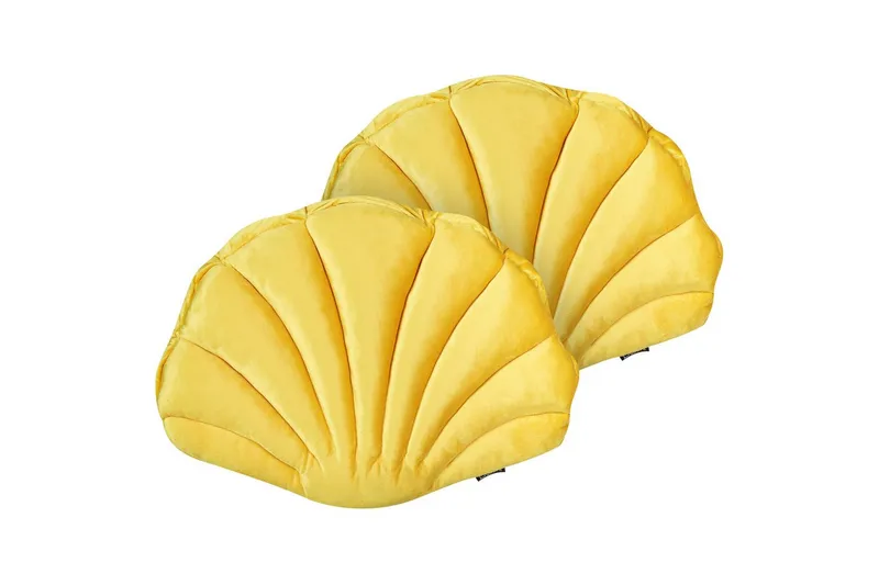 Koristetyynyt Consolida 2 kpl setti Keltainen - Keltainen - Kodintekstiilit & matot - Tyyny & torkkupeitto - Ulkotyyny