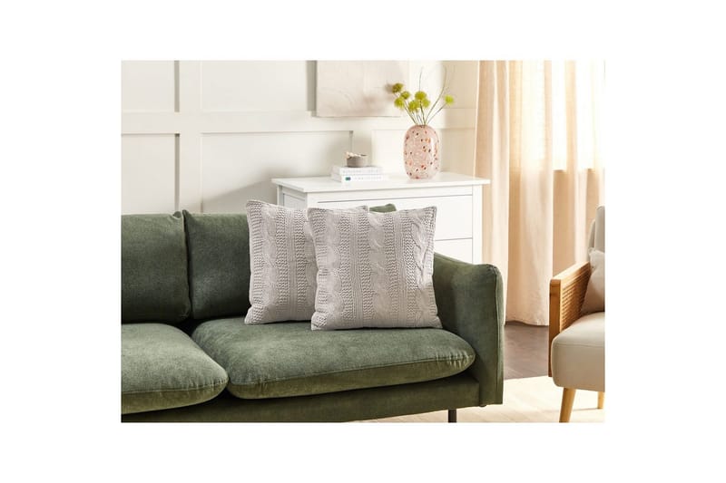 Koristetyynyt Constylis 2 kpl setti Beige - Beige - Kodintekstiilit & matot - Tyyny & torkkupeitto - Ulkotyyny