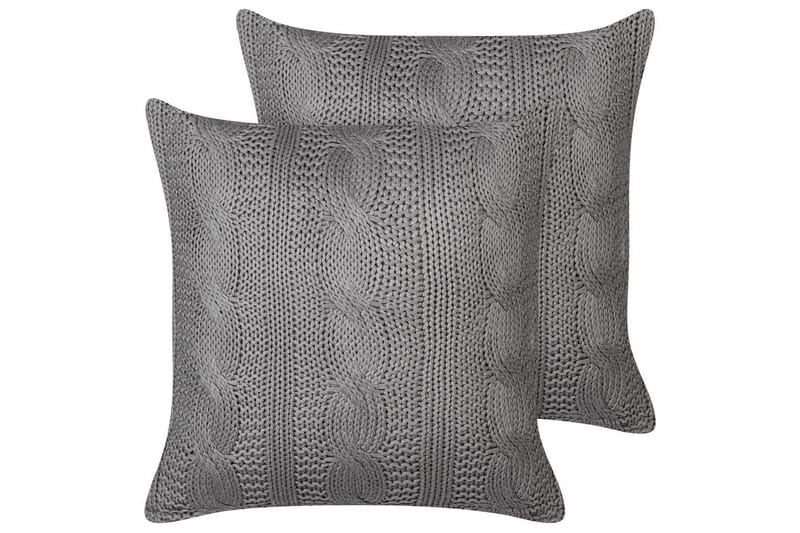 Koristetyynyt Constylis 2 kpl setti Harmaa, Harmaa