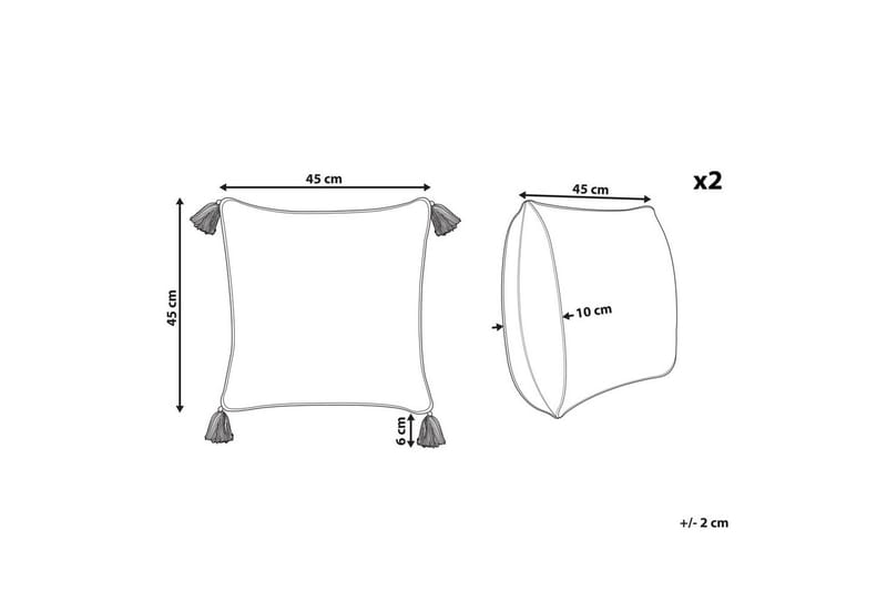 Koristetyynyt Cornus -setti, 2 kpl - Kodintekstiilit & matot - Tyyny & torkkupeitto - Koristetyynyt