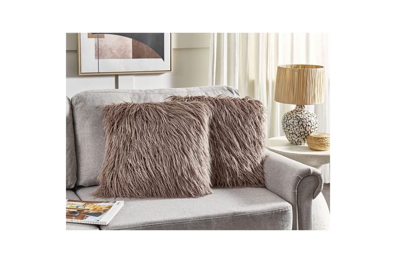 Koristetyynyt Corokia -setti, 2 kpl Beige - Beige - Kodintekstiilit & matot - Tyyny & torkkupeitto - Ulkotyyny