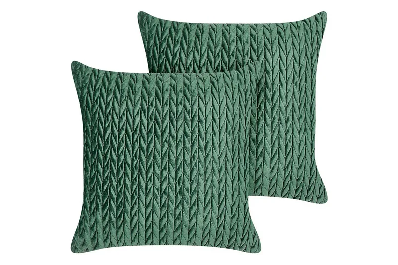 Koristetyynyt Eclipta, 2 kpl setti Vihreä, Vihreä