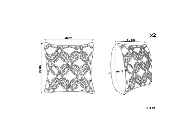 Koristetyynyt Esenkoy setti 2 - Kodintekstiilit & matot - Tyyny & torkkupeitto - Ulkotyyny