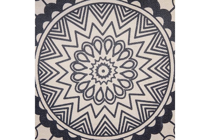 Koristetyynyt Geranium 2 kpl Beige/musta - Beige/musta - Kodintekstiilit & matot - Tyyny & torkkupeitto - Ulkotyyny