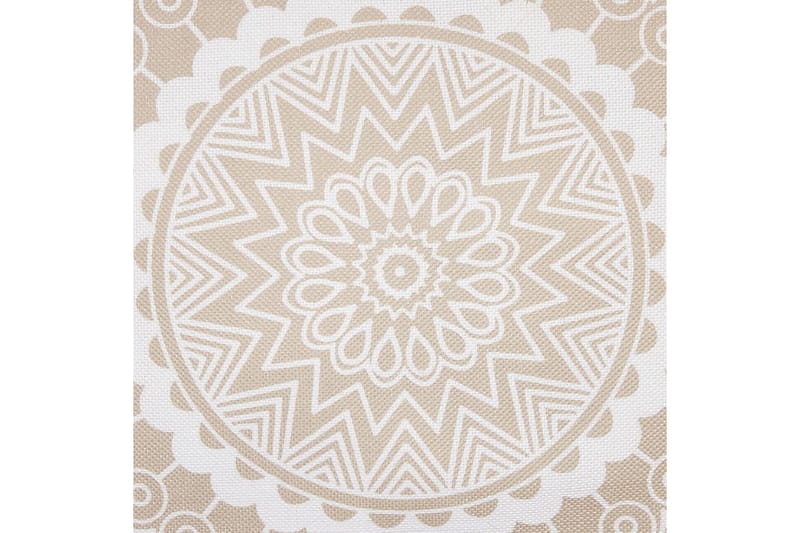 Koristetyynyt Geranium 2 kpl Beige/valkoinen - Beige/valkoinen - Kodintekstiilit & matot - Tyyny & torkkupeitto - Ulkotyyny