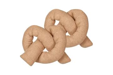 Koristetyynyt Gladiolus setti 2 Vaaleanruskea