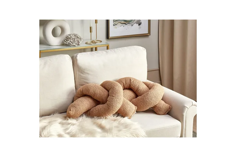 Koristetyynyt Gladiolus setti 2 Vaaleanruskea - Vaaleanruskea - Kodintekstiilit & matot - Tyyny & torkkupeitto - Ulkotyyny