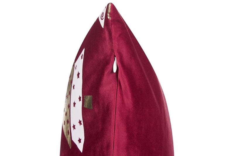 Koristetyynyt Goldspruce setti 2 Punainen/Kulta/Valkoinen - Punainen/Kulta/Valkoinen - Kodintekstiilit & matot - Tyyny & torkkupeitto - Koristetyynyt