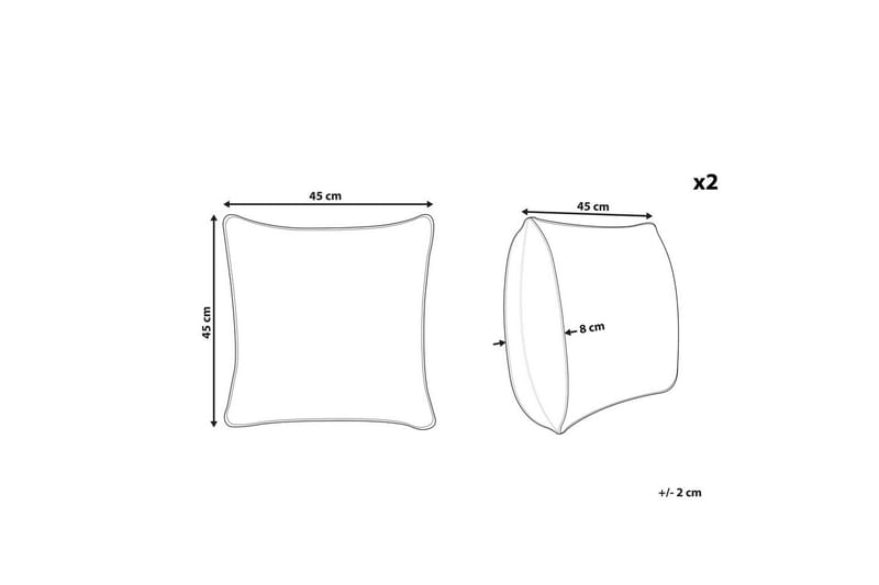 Koristetyynyt Gumdrop-setti, 2 kpl - Kodintekstiilit & matot - Tyyny & torkkupeitto - Koristetyynyt