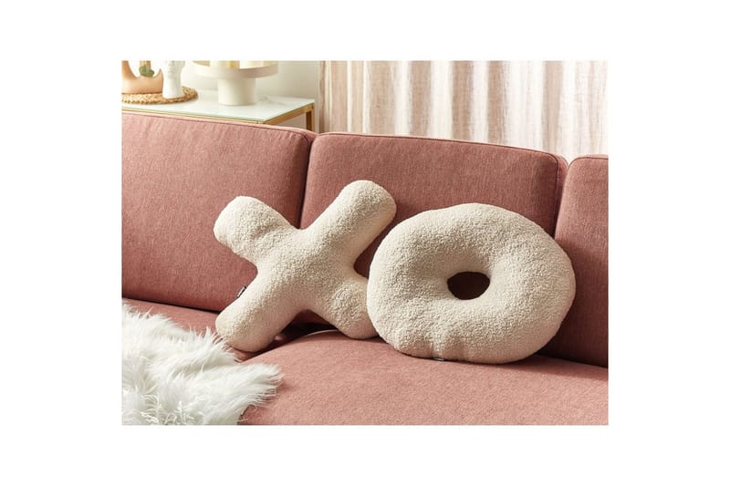 Koristetyynyt Hesperis setti, 2 kpl Beige - Beige - Kodintekstiilit & matot - Tyyny & torkkupeitto - Ulkotyyny