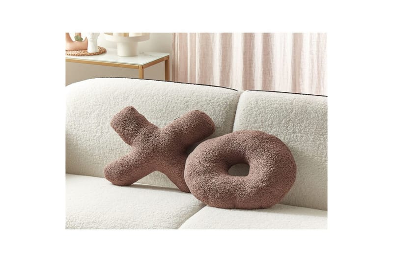 Koristetyynyt Hesperis setti, 2 kpl Ruskea - Ruskea - Kodintekstiilit & matot - Tyyny & torkkupeitto - Ulkotyyny