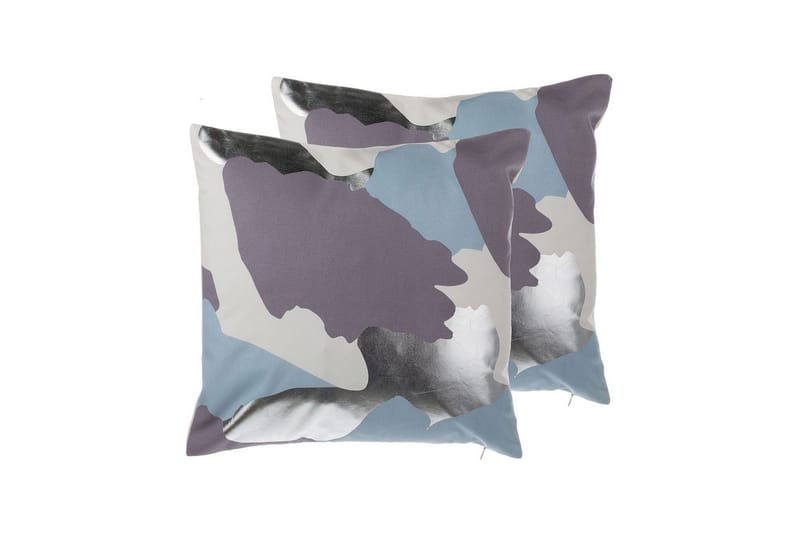 Koristetyynyt Ixia, 2 sarjaa Monivärinen/liila/valkoinen/hopea/sininen, Monivärinen/liila/valkoinen/hopea/sininen