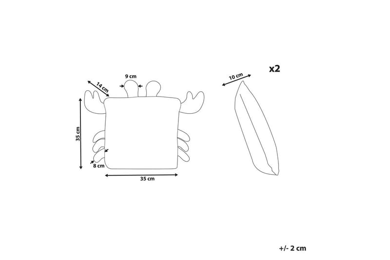 Koristetyynyt Jargalli 2 kpl:n setti - Kodintekstiilit & matot - Tyyny & torkkupeitto - Koristetyynyt
