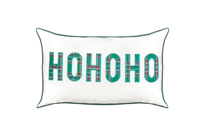 Koristetyynyt Joycandy, 2 settiä Valkoinen/Punainen/Vihreä, Suorakulmio - Valkoinen/Punainen/Vihreä, Suorakulmio - Kodintekstiilit & matot - Tyyny & torkkupeitto - Ulkotyyny