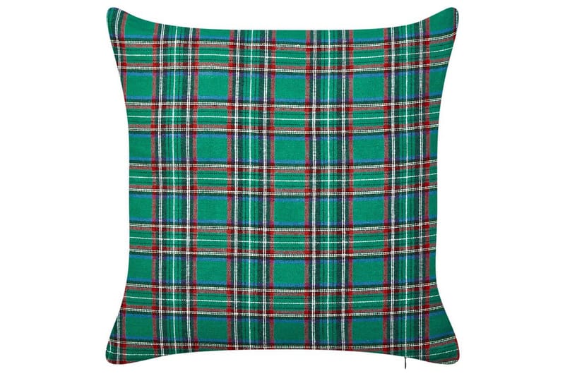 Koristetyynyt Joycandy, 2 settiä Vihreä/punainen/musta/valkoinen, Neliö - Vihreä/punainen/musta/valkoinen, Neliö - Kodintekstiilit & matot - Tyyny & torkkupeitto - Ulkotyyny