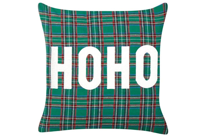 Koristetyynyt Joycandy, 2 settiä Vihreä/punainen/musta/valkoinen, Neliö - Vihreä/punainen/musta/valkoinen, Neliö - Kodintekstiilit & matot - Tyyny & torkkupeitto - Ulkotyyny