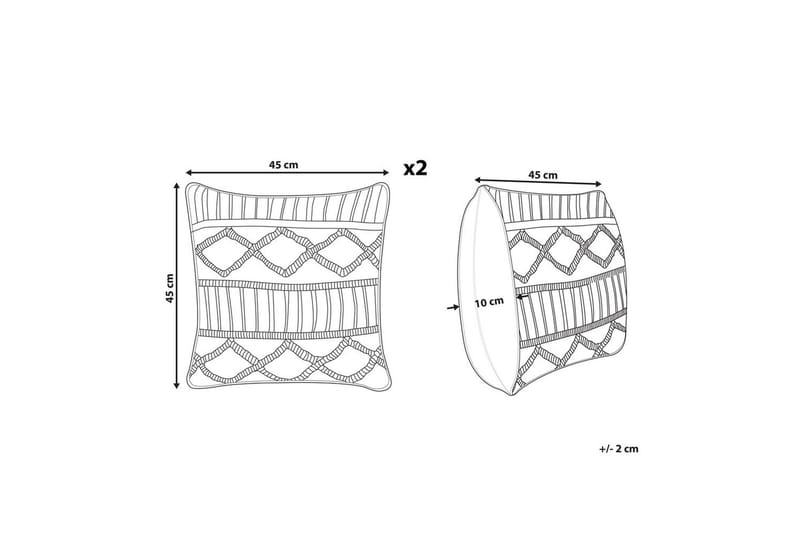 Koristetyynyt Karatas 2 kappaletta - Kodintekstiilit & matot - Tyyny & torkkupeitto - Koristetyynyt