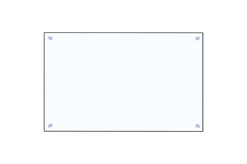 Keittiön roiskesuoja läpinäkyvä 80x50 cm karkaistu lasi - Läpinäkyvä - Kodintekstiilit & matot - Tyyny & torkkupeitto - Koristetyynyt