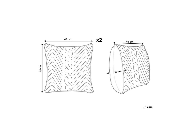 Koristetyynyt Konni sarja, 2 kpl - Kodintekstiilit & matot - Tyyny & torkkupeitto - Koristetyynyt