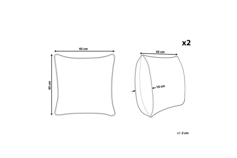 Koristetyynyt Koodal sarja, 2 kpl - Kodintekstiilit & matot - Tyyny & torkkupeitto - Koristetyynyt