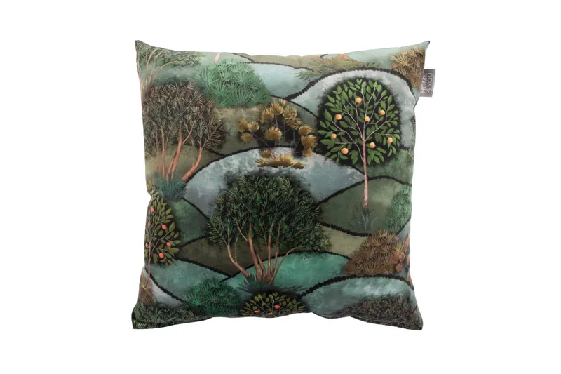 Koristetyyny Holly - Vihreä/Monivärinen - Kodintekstiilit & matot - Tyyny & torkkupeitto - Koristetyynyt