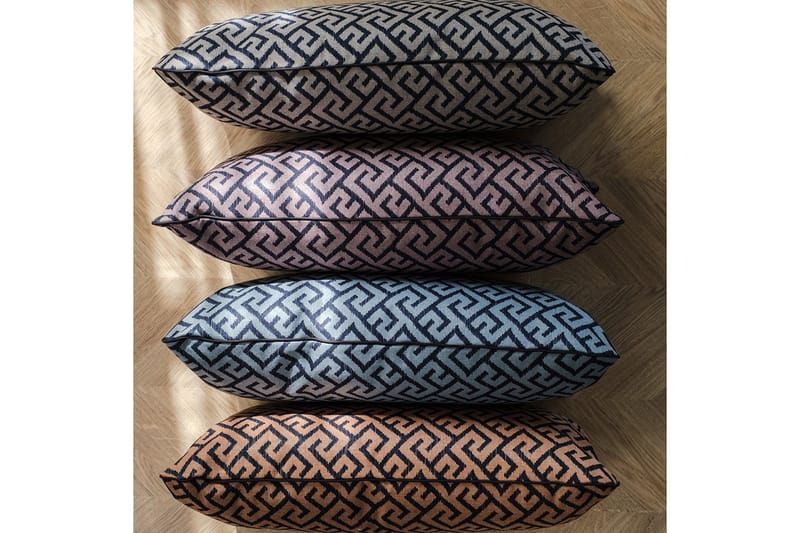 Koristetyyny Jade Maze Höyhensisätyynyllä 40x60 cm Beige - Lennol - Kodintekstiilit & matot - Tyyny & torkkupeitto - Koristetyynyt